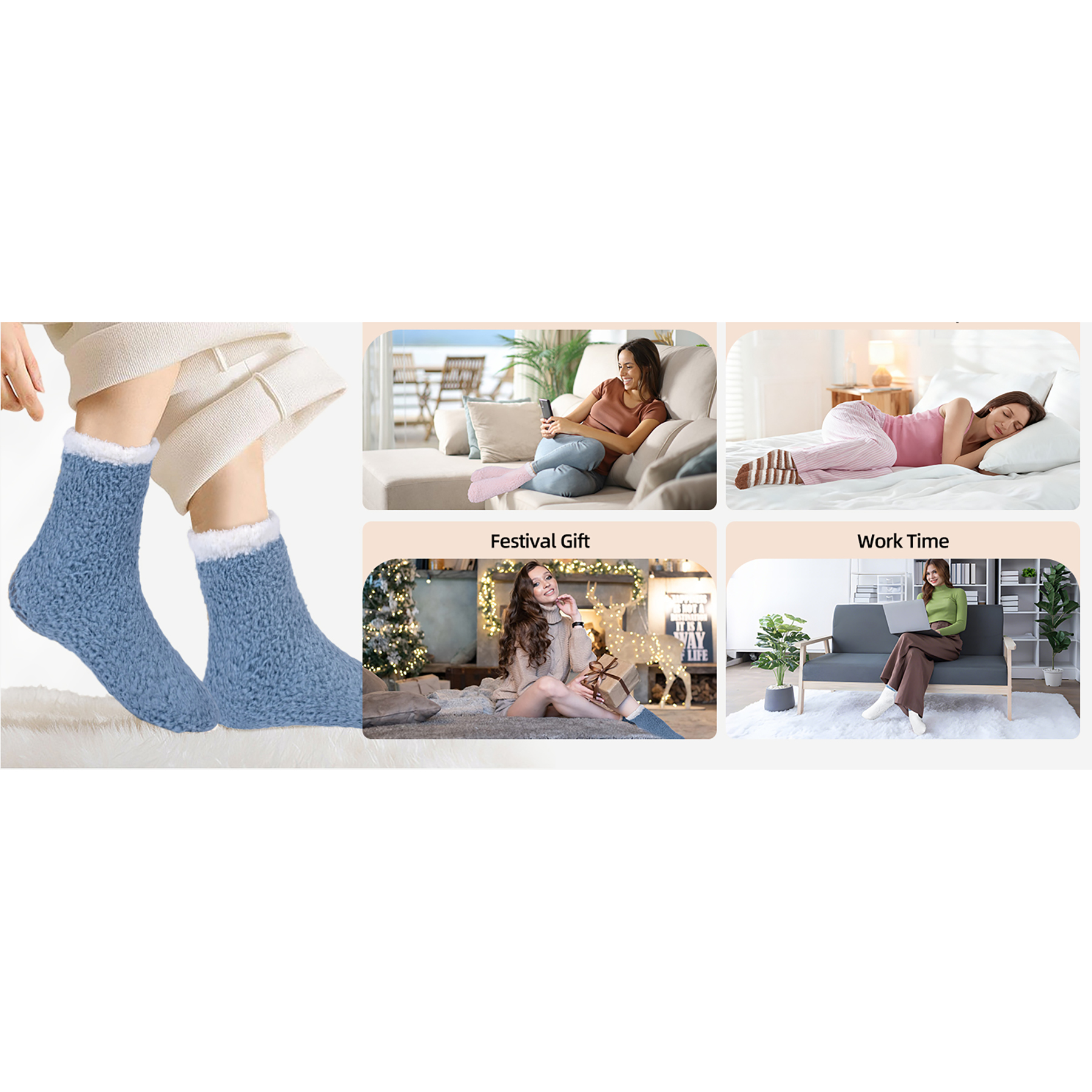Women's Plush Socks 10