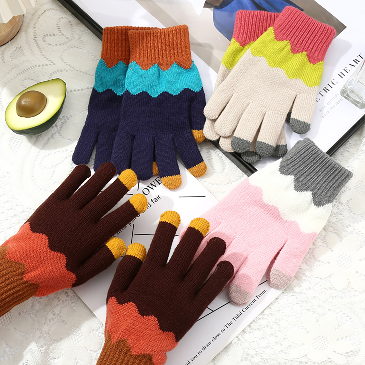 Winter Warm Knitted Touchscreen Gloves 6