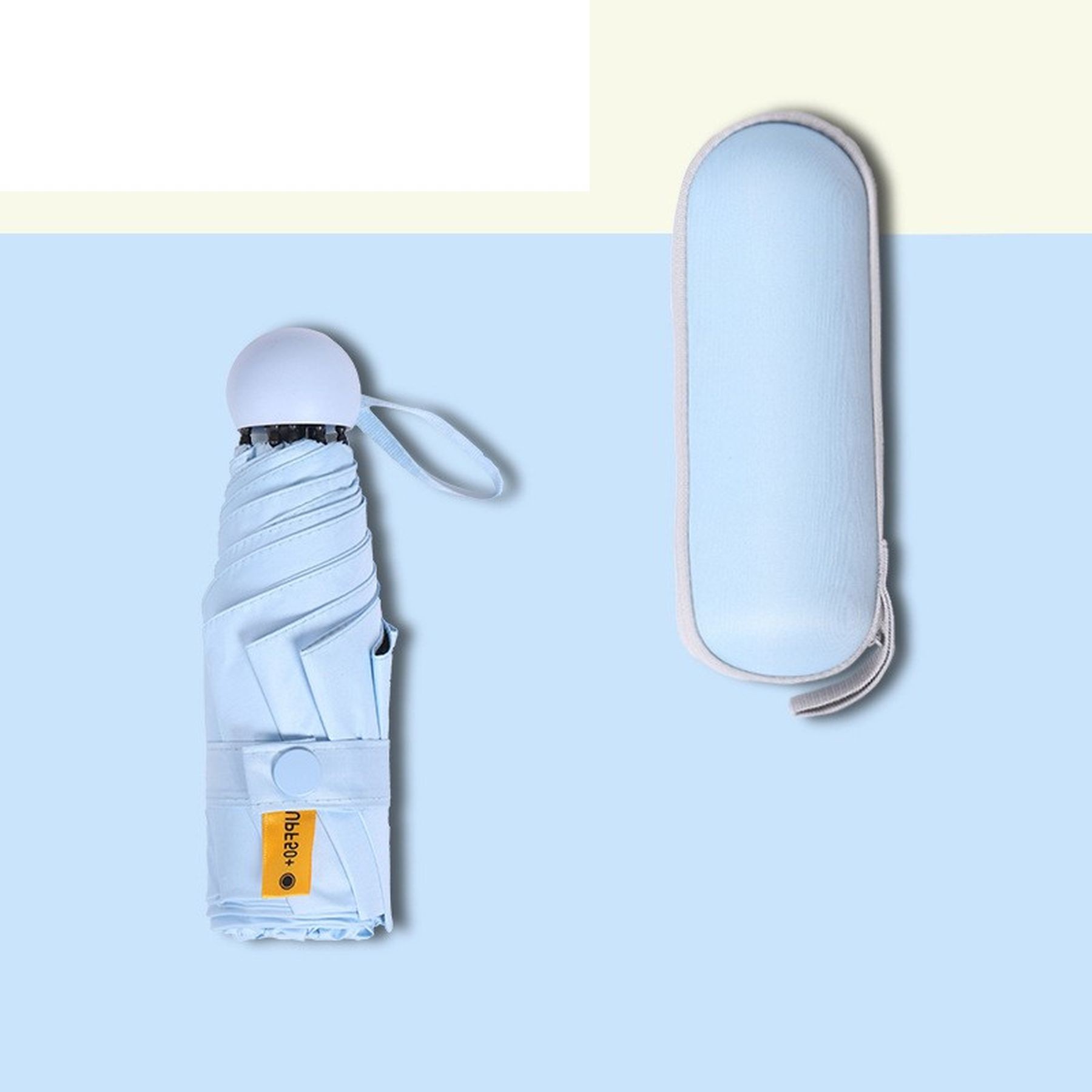 Portable Windproof Mini Travel Sun Rain Umbrella With Case 6