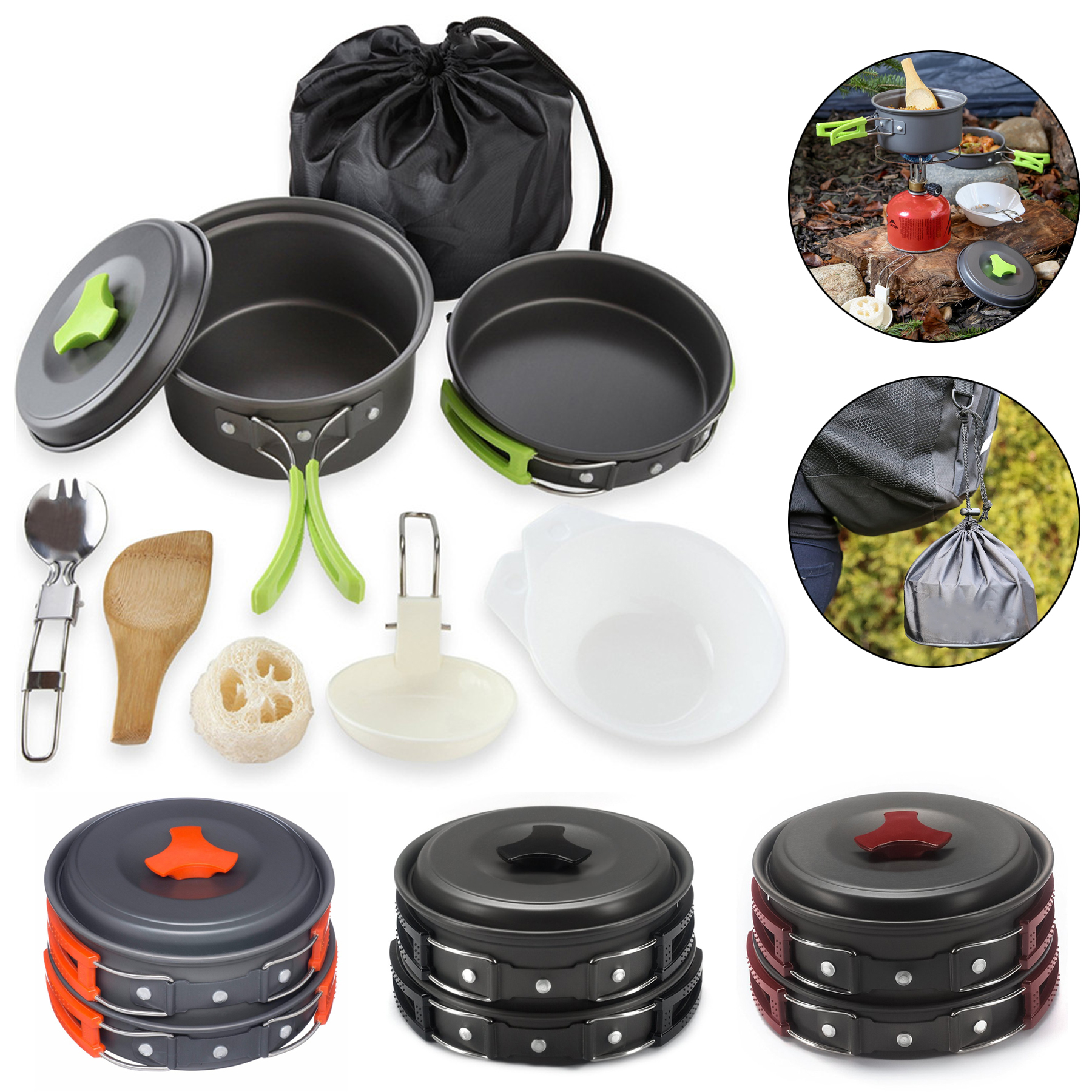 Camping Cookware Mess Kit 1