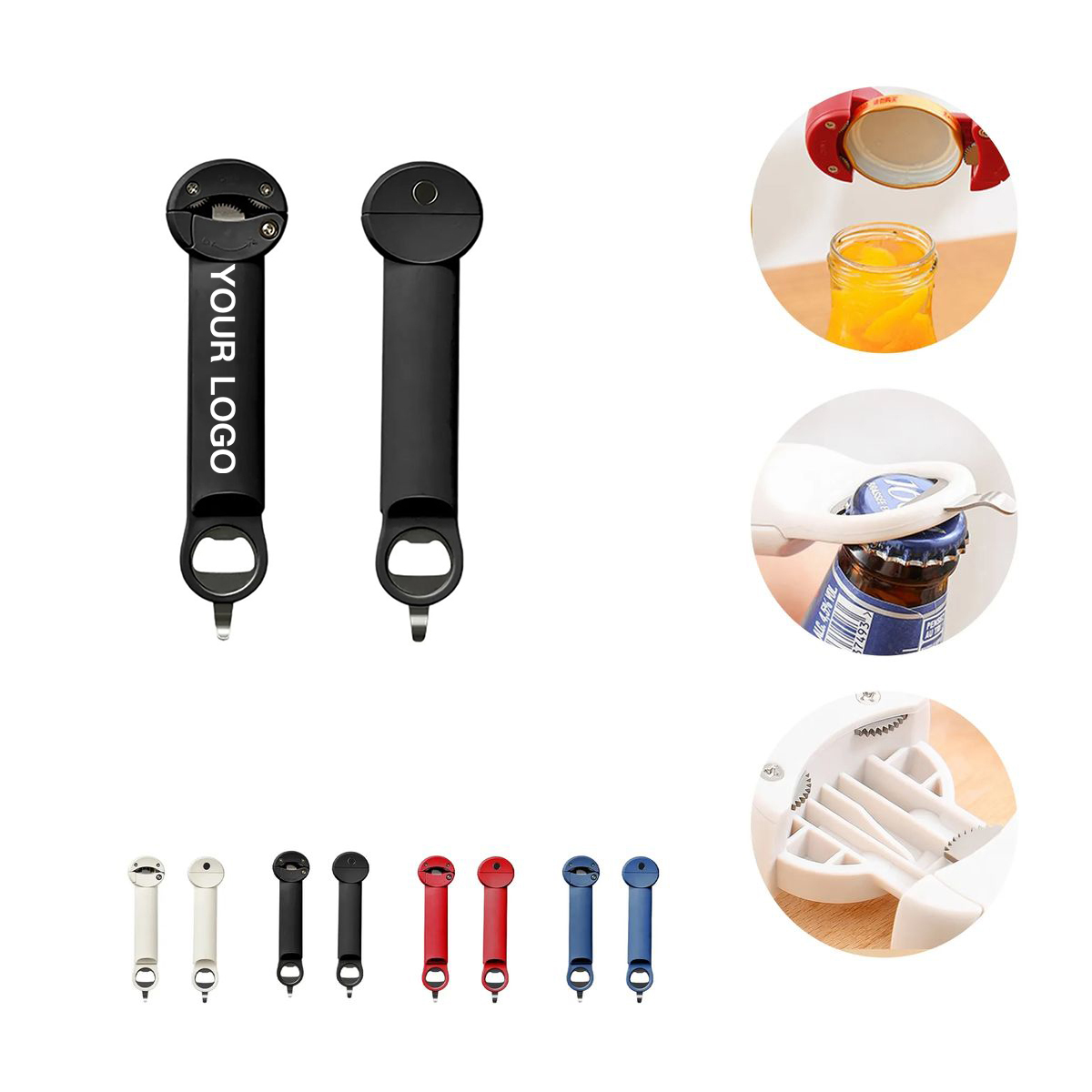 Collapsible Can Opener with Magnetic Tip 5
