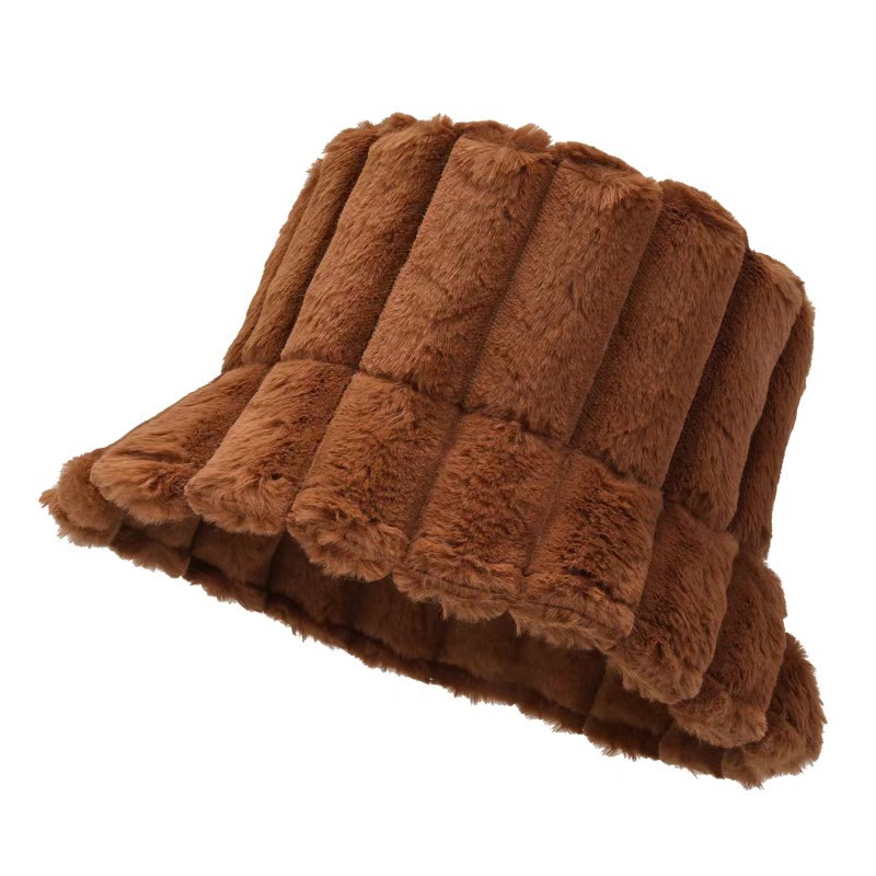 Warm Plush Bucket Hat for Cold Seasons 3