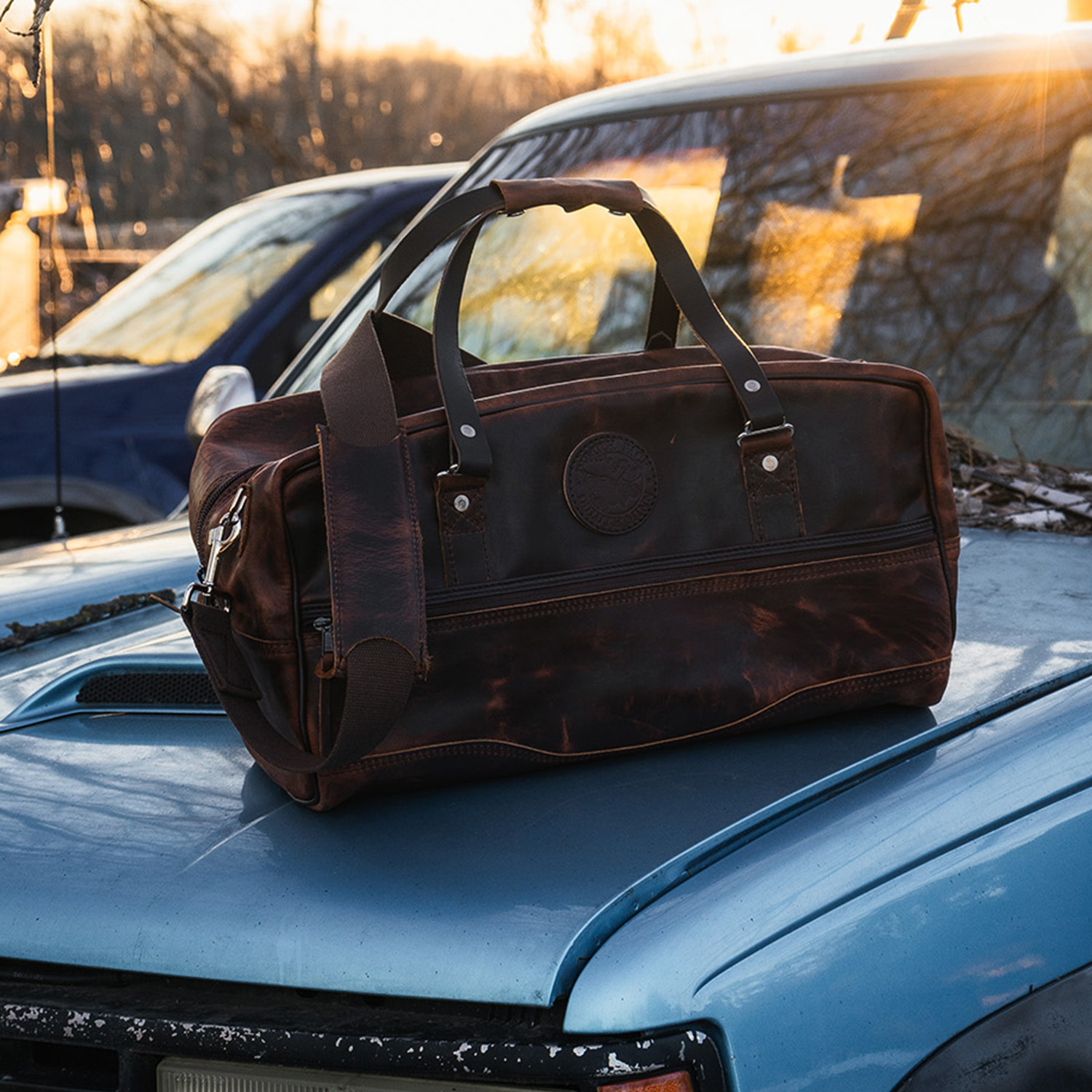 Duluth Pack™ Heritage Leather Weekender Duffel 4