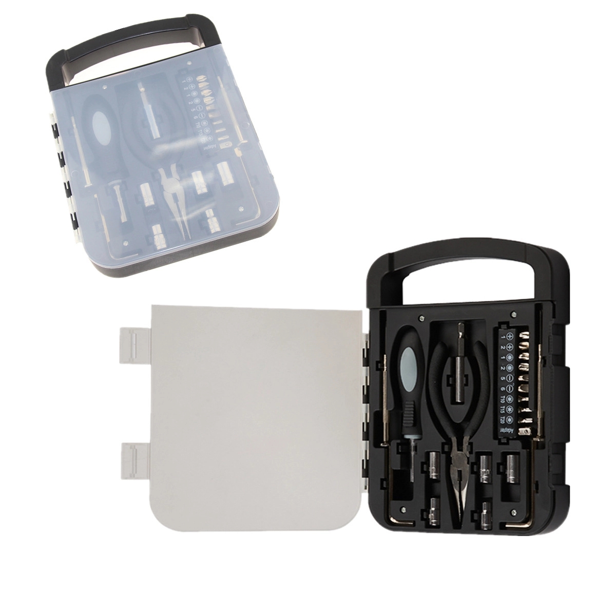 22-Piece Set Of Transparent Cap Bit Tools Can Be Hand-Held 3