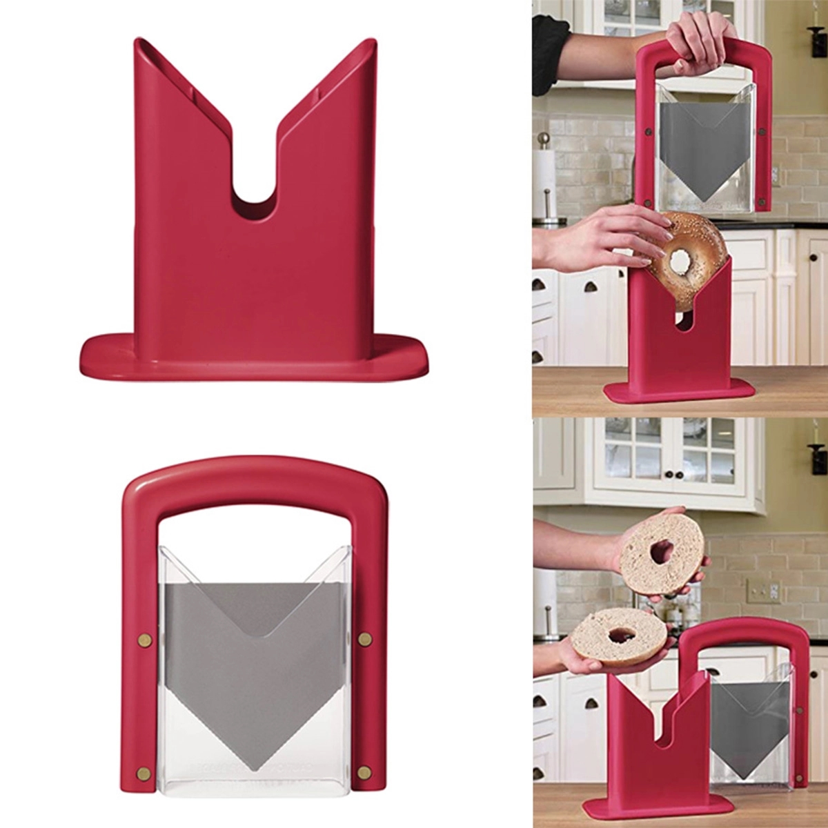 In Stock Custom Bagel Guillotine Universal Slicer 1