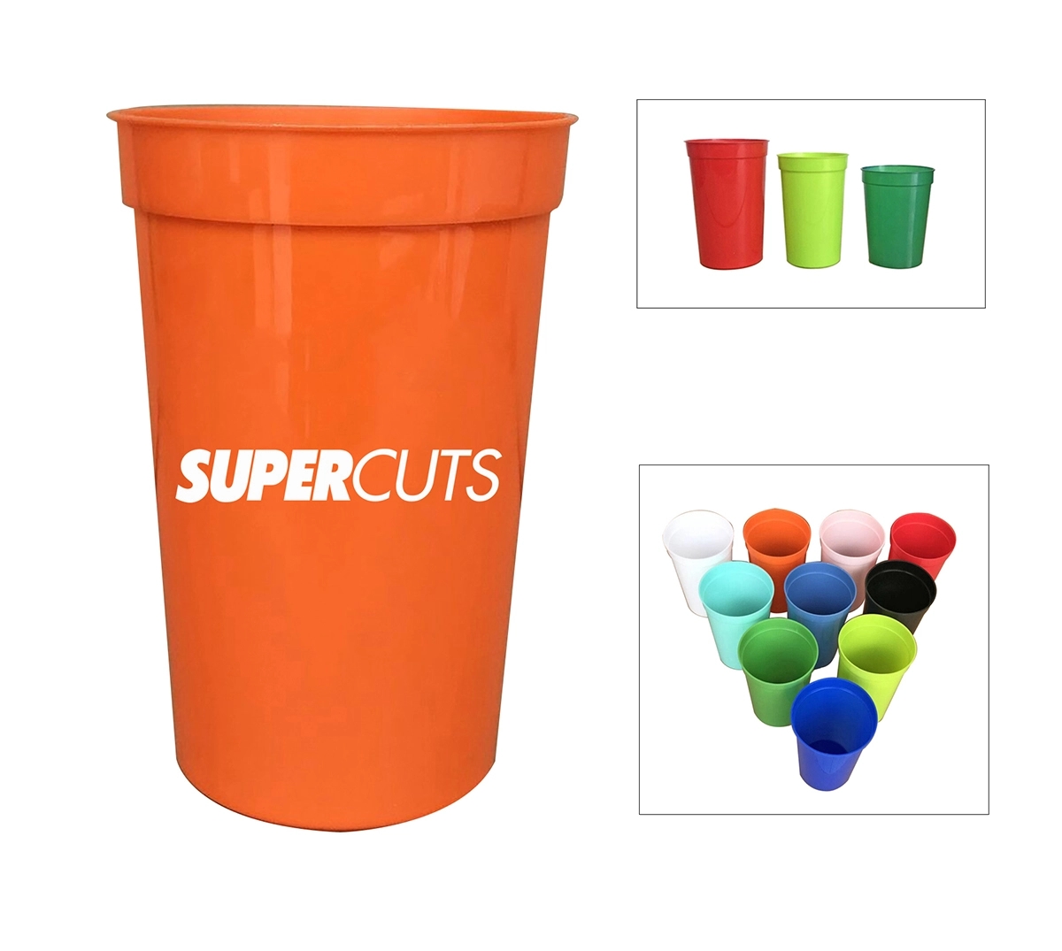20 oz Reusable Plastic Stadium Cup 4