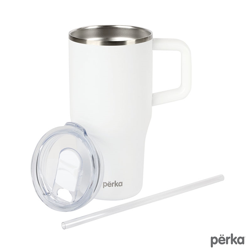 Perka® Myrton 20 oz. Double Wall, Recycled Stainless Steel Travel Mug 43