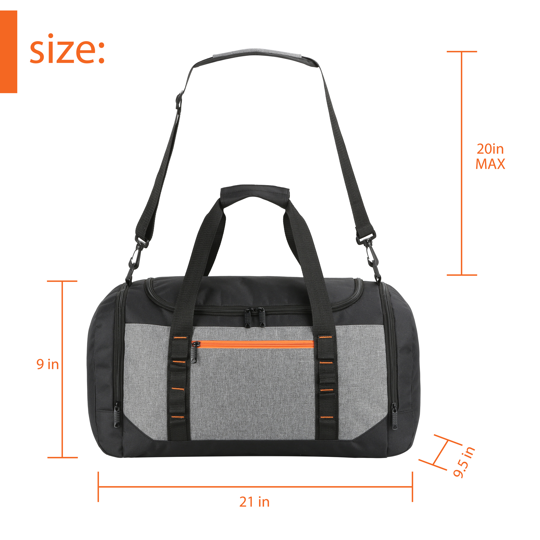 21" Travel Duffel Bag 8