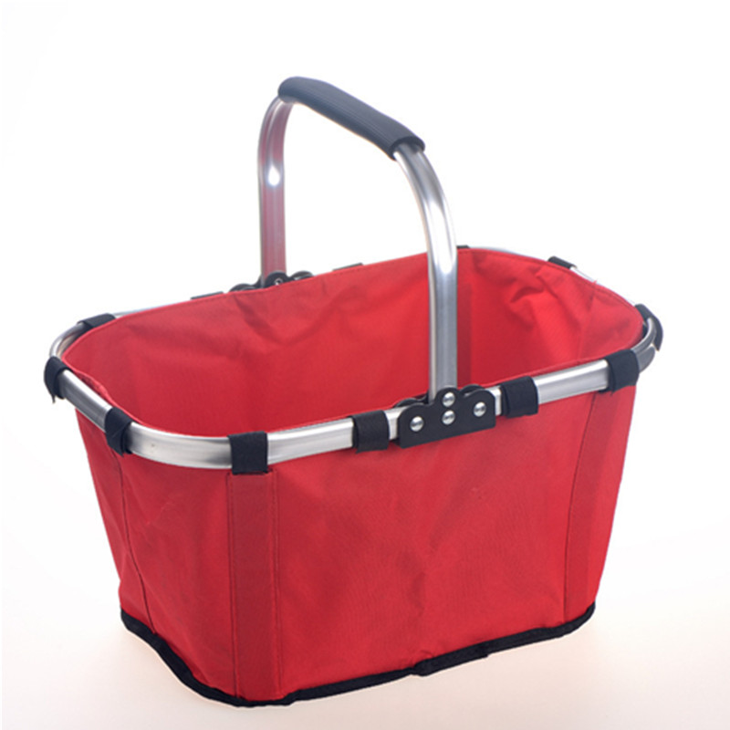 Foldable Shopping Basket Collapsible Market Picnic Storage 3