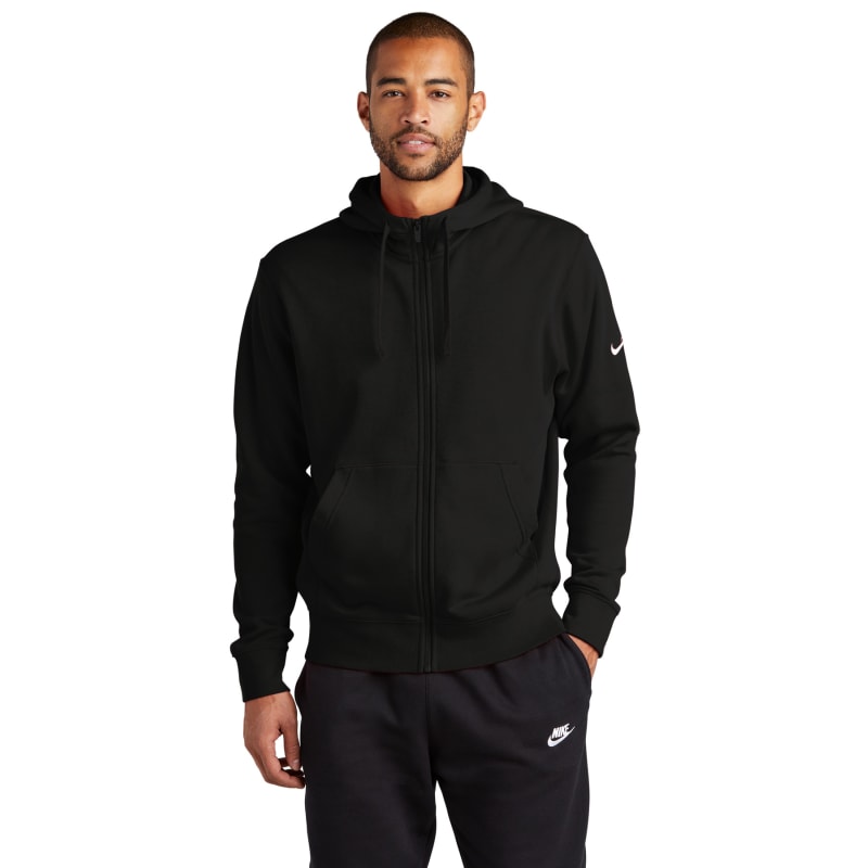 Nike Club Fleece Sleeve Swoosh Full-Zip Hoodie, custom hoodie or sweatshirt with logo imprint 15