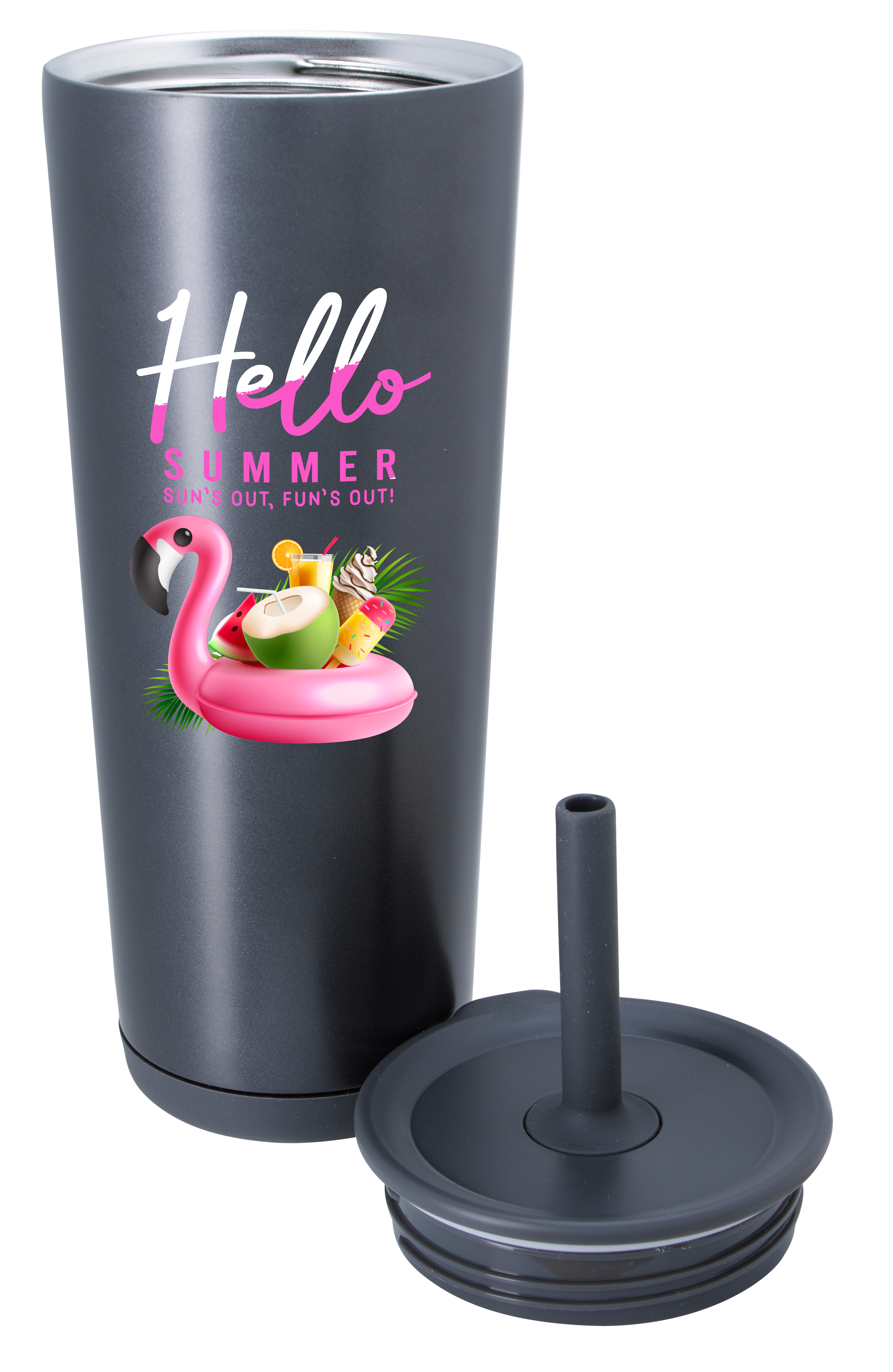 Astrid Recycled Stainless Steel Vacuum Tumbler - 24 oz. 4