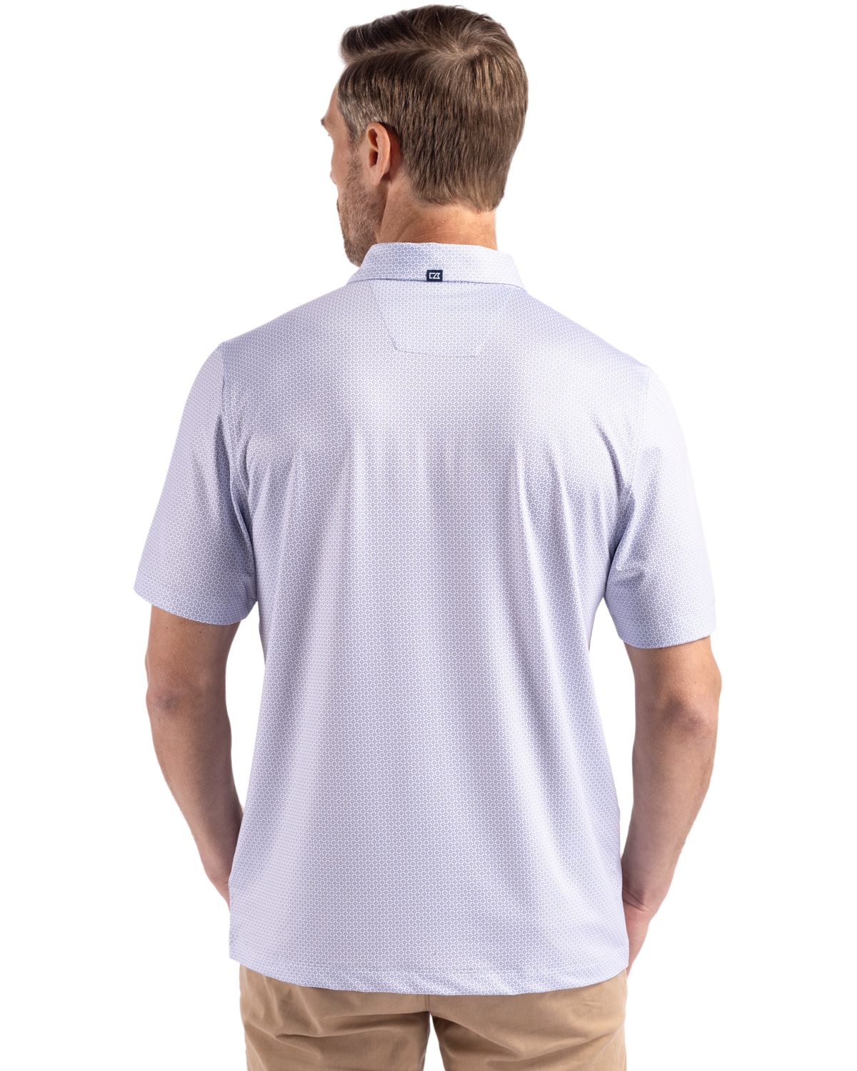 Cutter & Buck Pike Recycled Diamond Dot Print Mens Polo 31