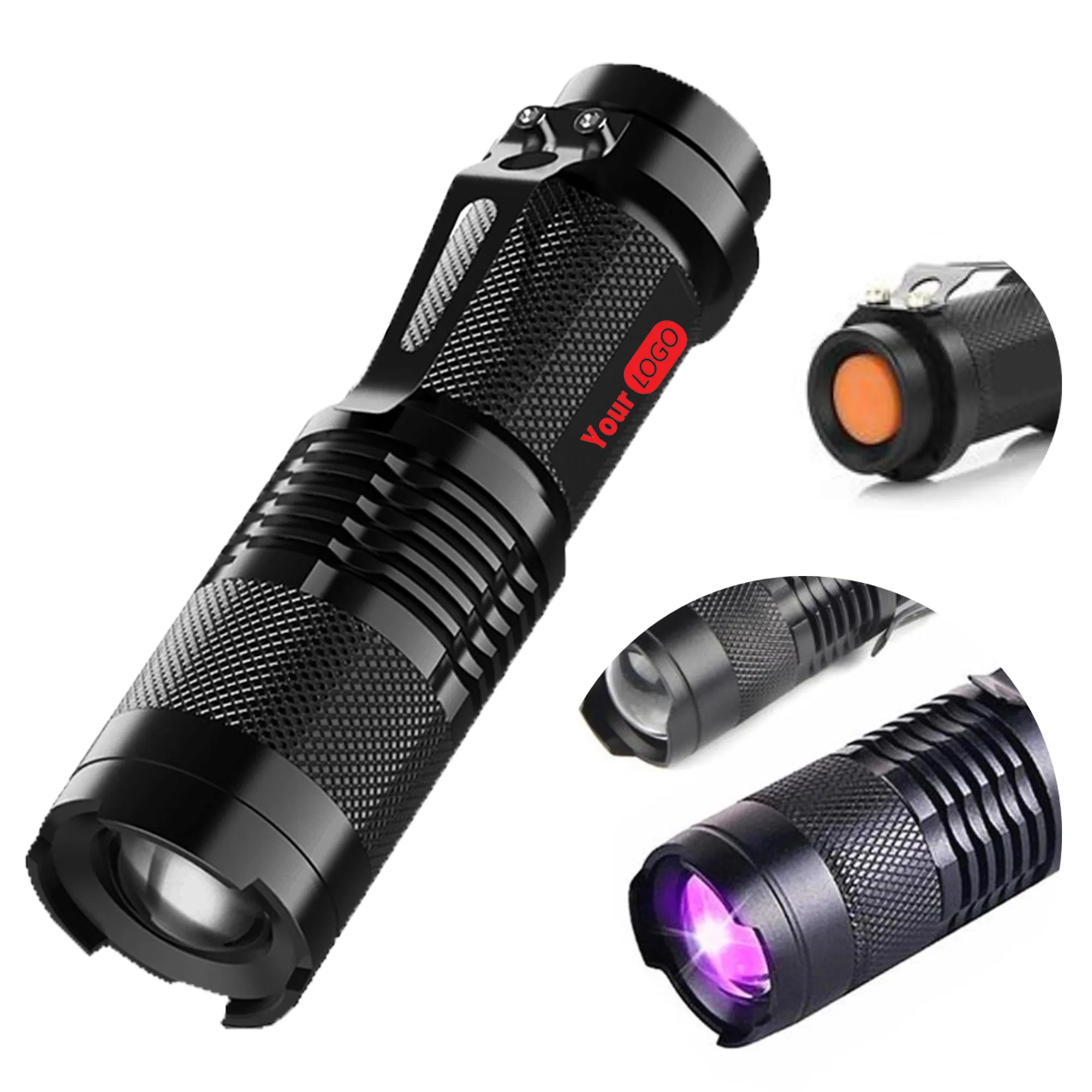 UV Flashlight 365nm Portable Ultraviolet Torch Detector 3