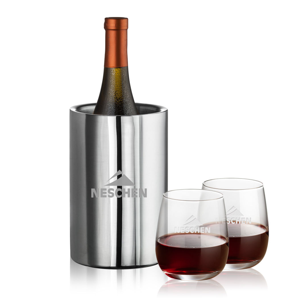 Jacobs Wine Cooler & Crestview Stemless Wine 8