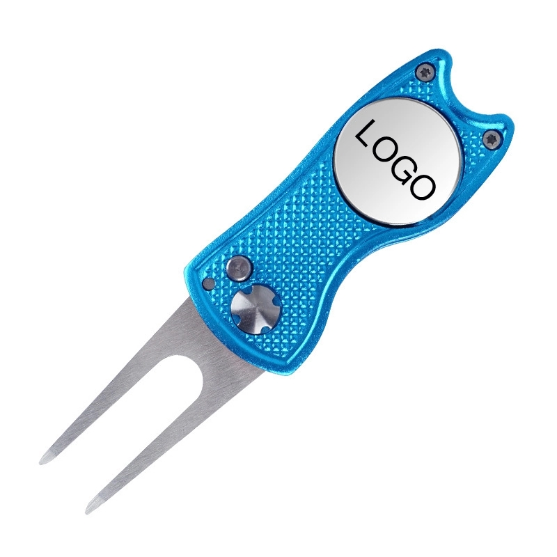 Stainless Steel Golf Pitchfork Divot Repair Tool 9