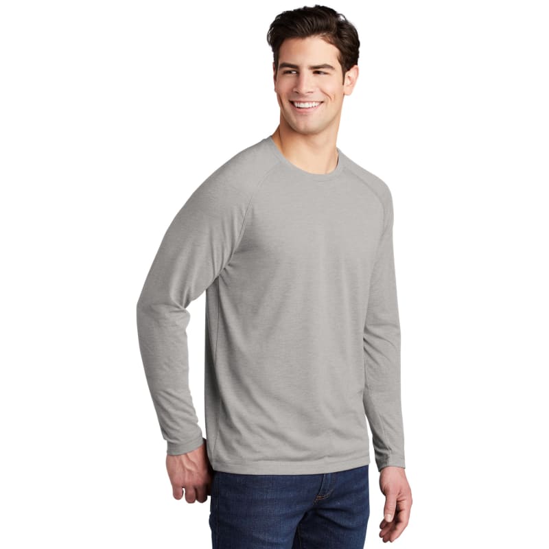 Sport-Tek PosiCharge Long Sleeve Tri-Blend Wicking Raglan Tee 2