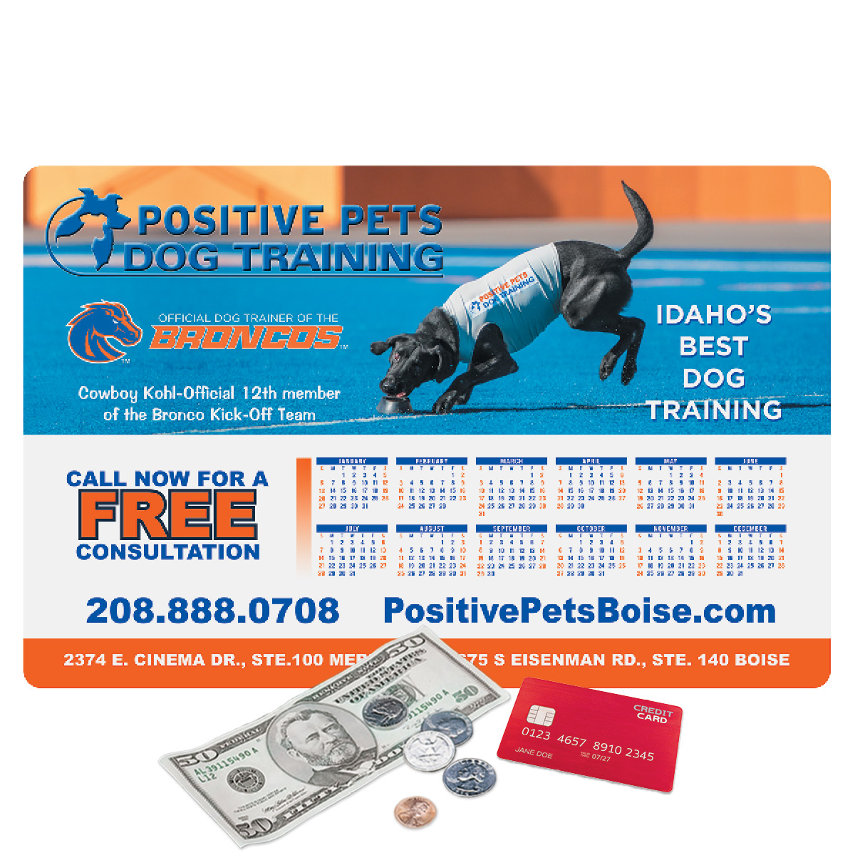 Vynex Peel&Place Ultra Thin removable/repositionable Calendar Counter Mat-11"x17"x.015"