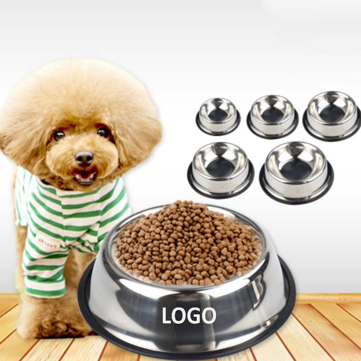 Non-slip Stainless Steel Bowl 2