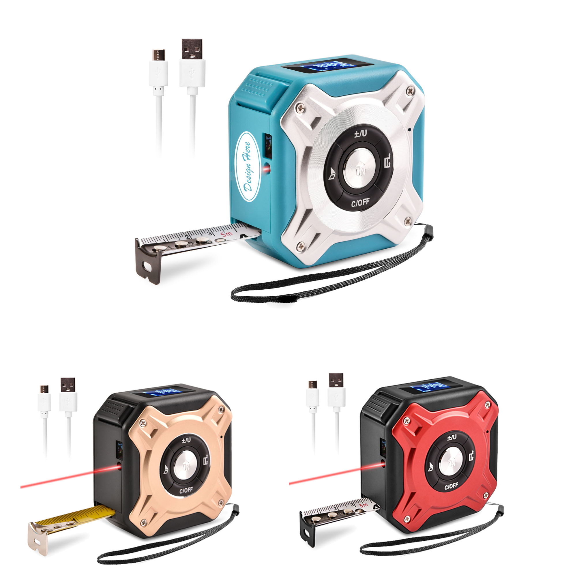 Laser Distance Measure 5m/40m with Area & Volume Functions 2