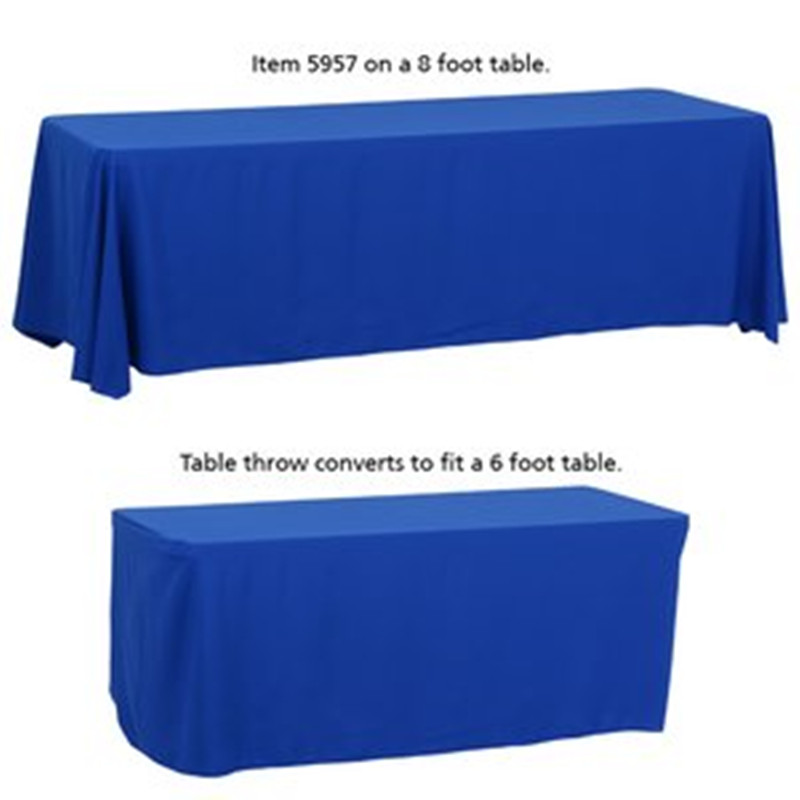 6' to 8' Convertible Table Cover Standard Throw 1