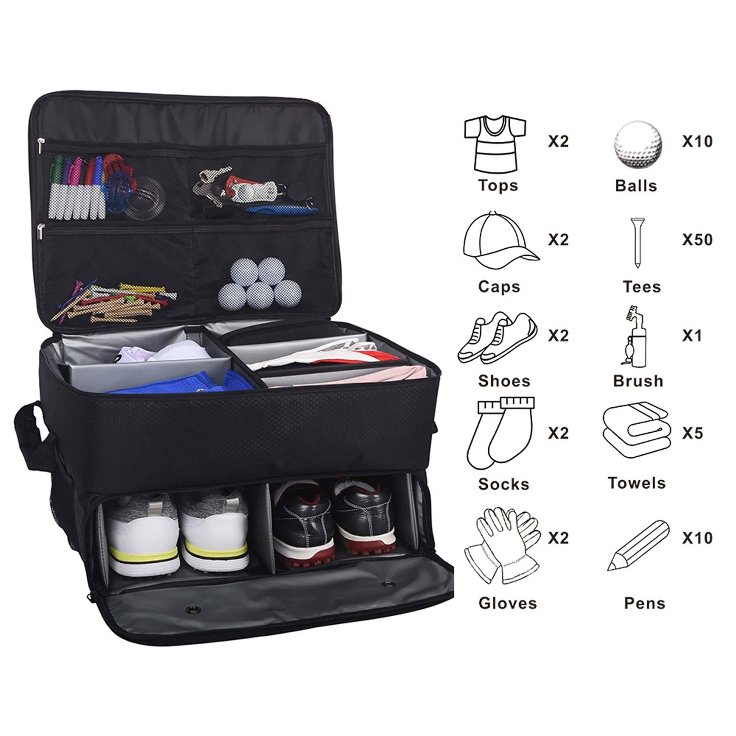 Polyester Golf Car Clothing Bag 7