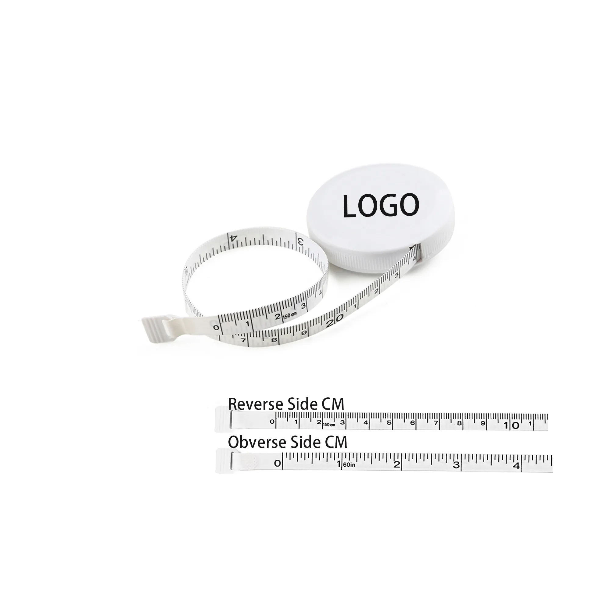 60in Mini Retractable Double-Sided Measuring Soft Tape 3