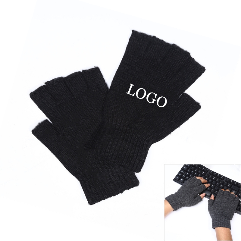 Knit Fingerless Gloves 1