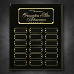 Black Piano Finish Perpetual Plaque 5