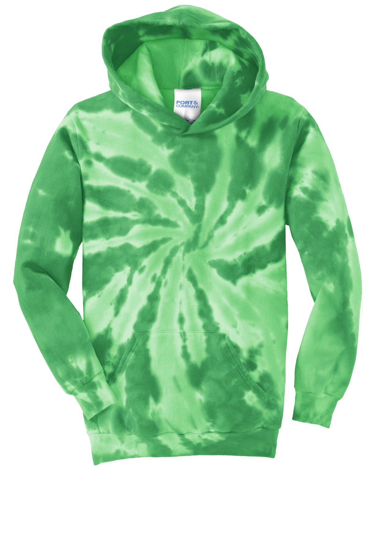 Port & Co Youth Tie-Dye Pullover Hooded Sweatshirt. PC146Y 56