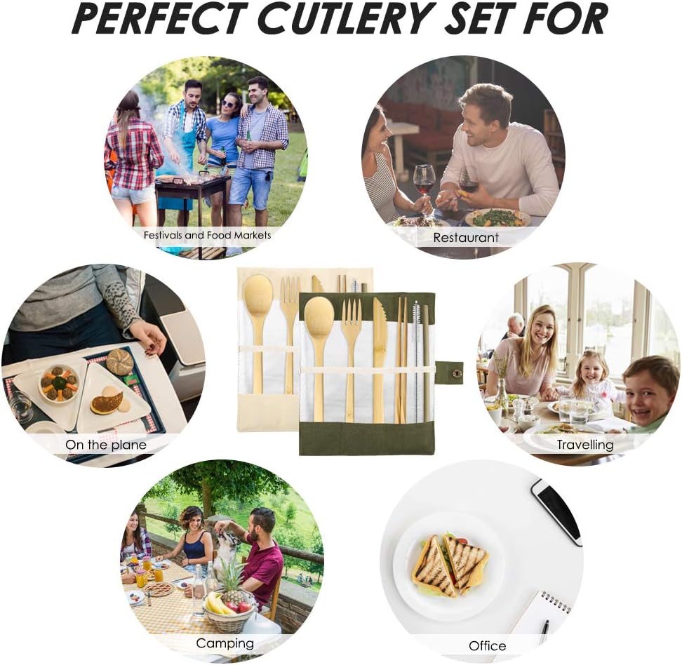 Bamboo Utensils Set 3