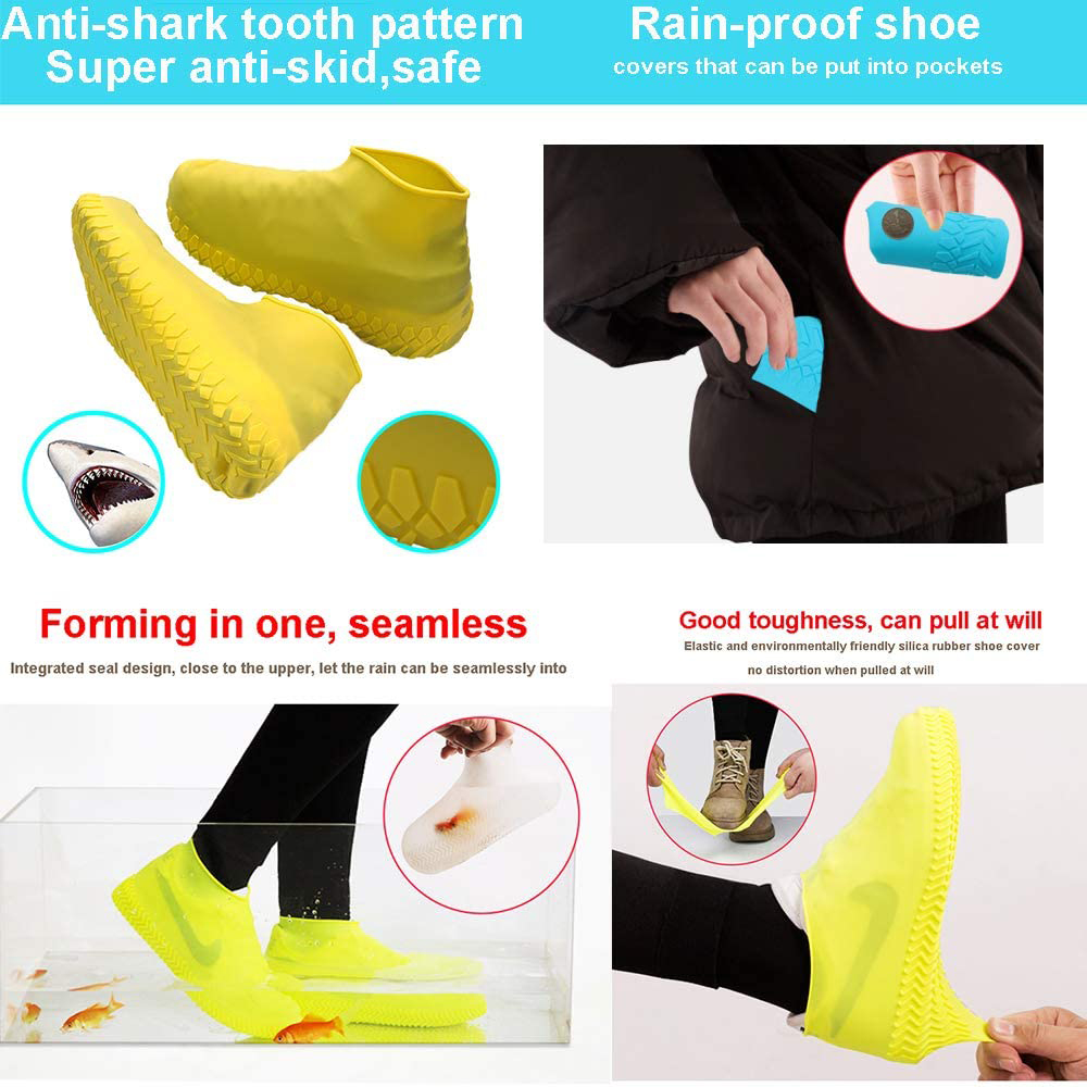 Silicone Waterproof Non-slip Shoe Cover 6