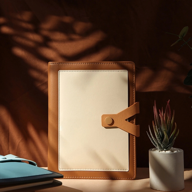 PU Leather A5 Business Travel Journal Binder Notebook 17