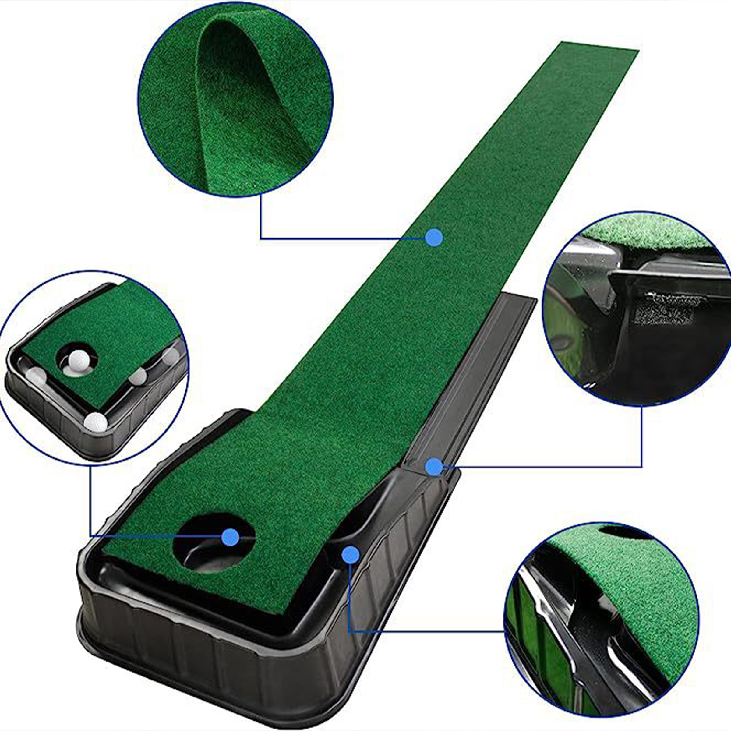 Plastic Indoor Golf Putting Practice Device 2