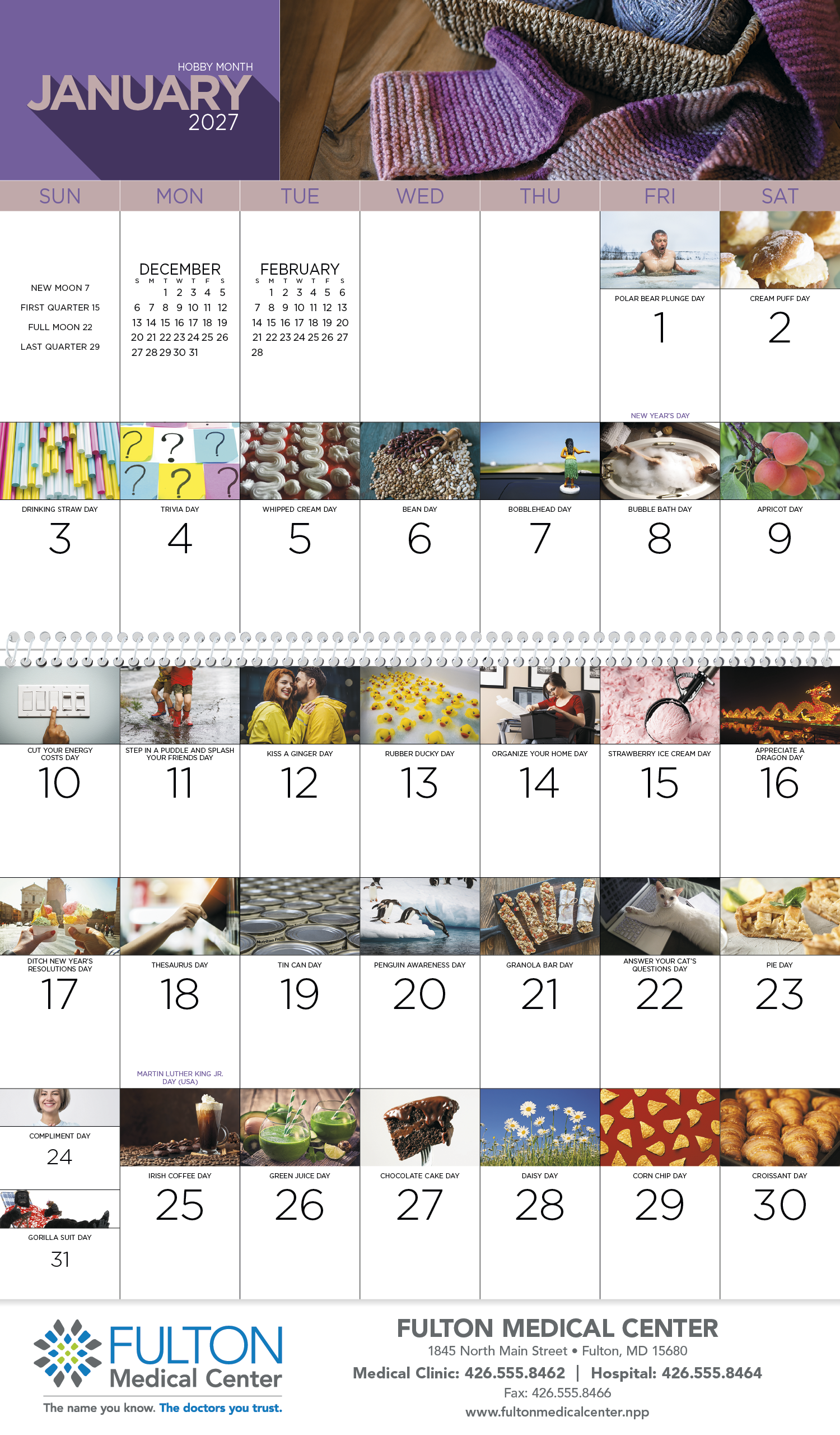 Good Value™ National Day - Spiral Calendar 30