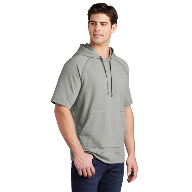 Sport-Tek PosiCharge Tri-Blend Wicking Fleece Short Sleeve Hooded Pullover, custom hoodie or sweatshirt with logo imprint 17