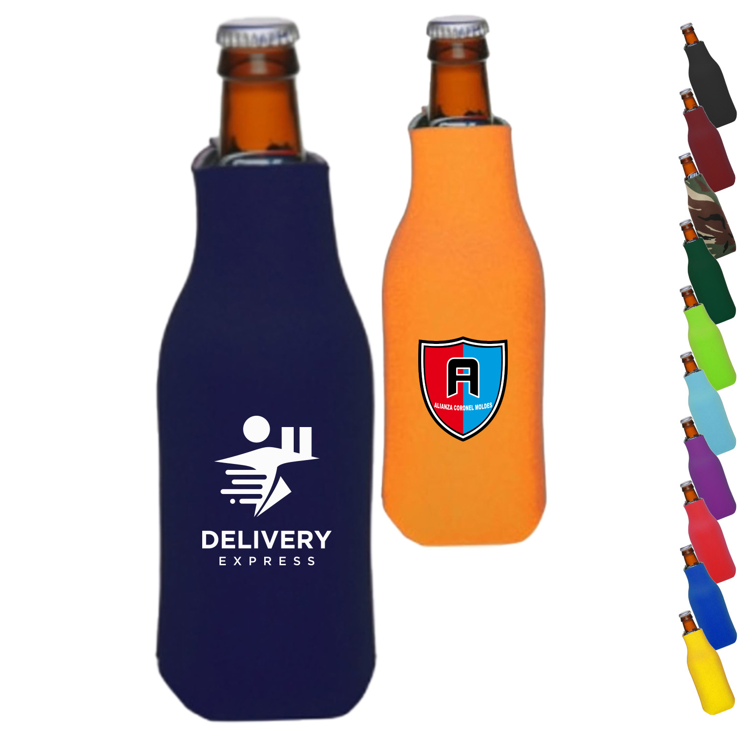 Custom Zipper Water Bottle Insulator 1