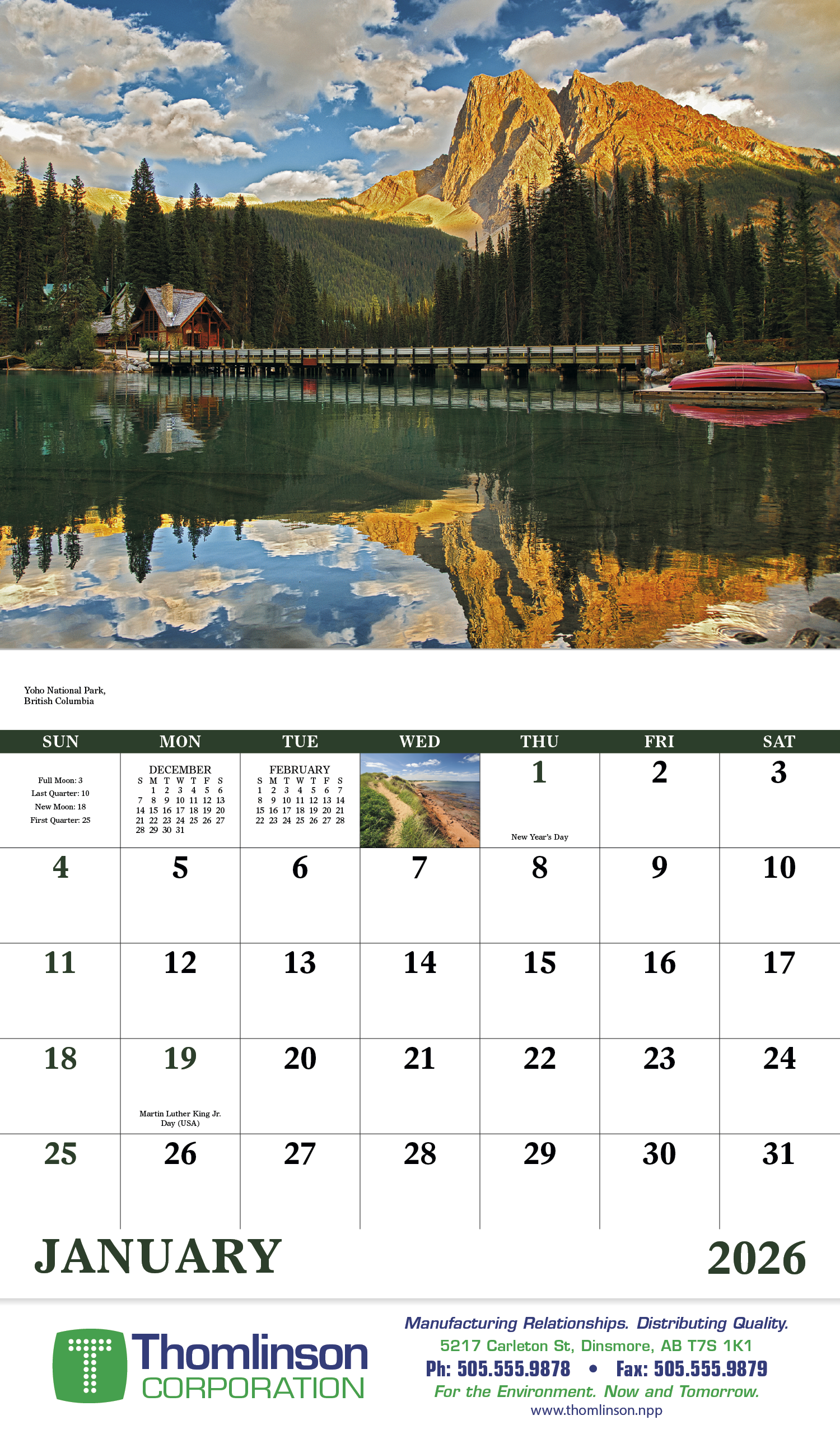 Good Value™ Canadian National Parks - Stapled Calendar 2