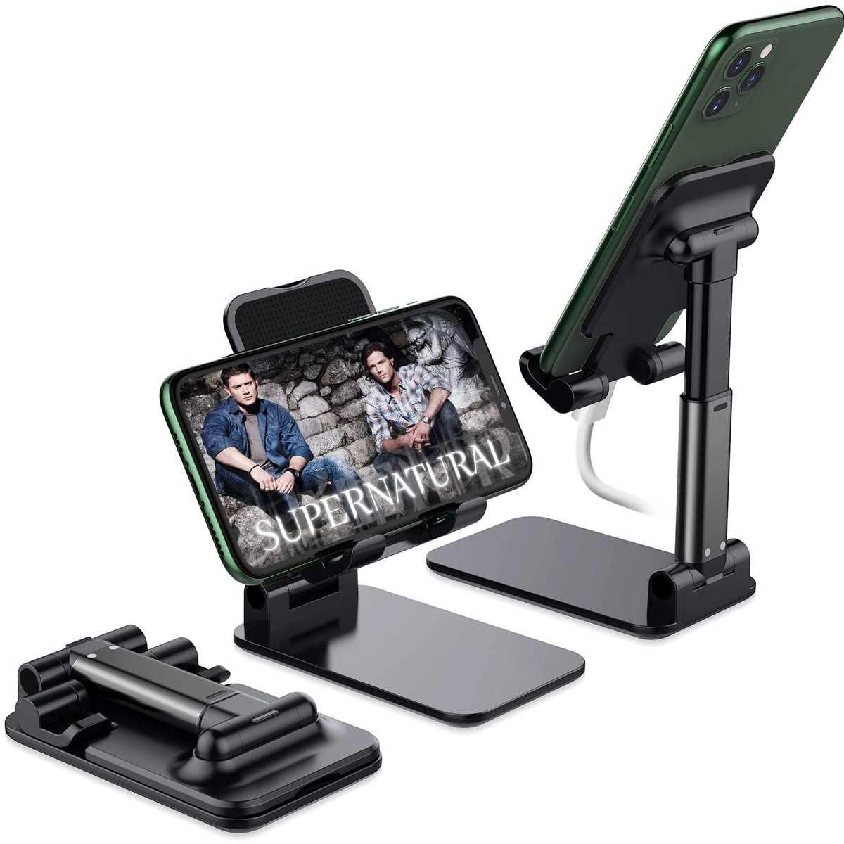 Height Adjustable Foldable Cell Phone Stand 1
