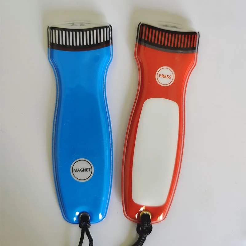 PVC LED Flashlight Key Chain 2
