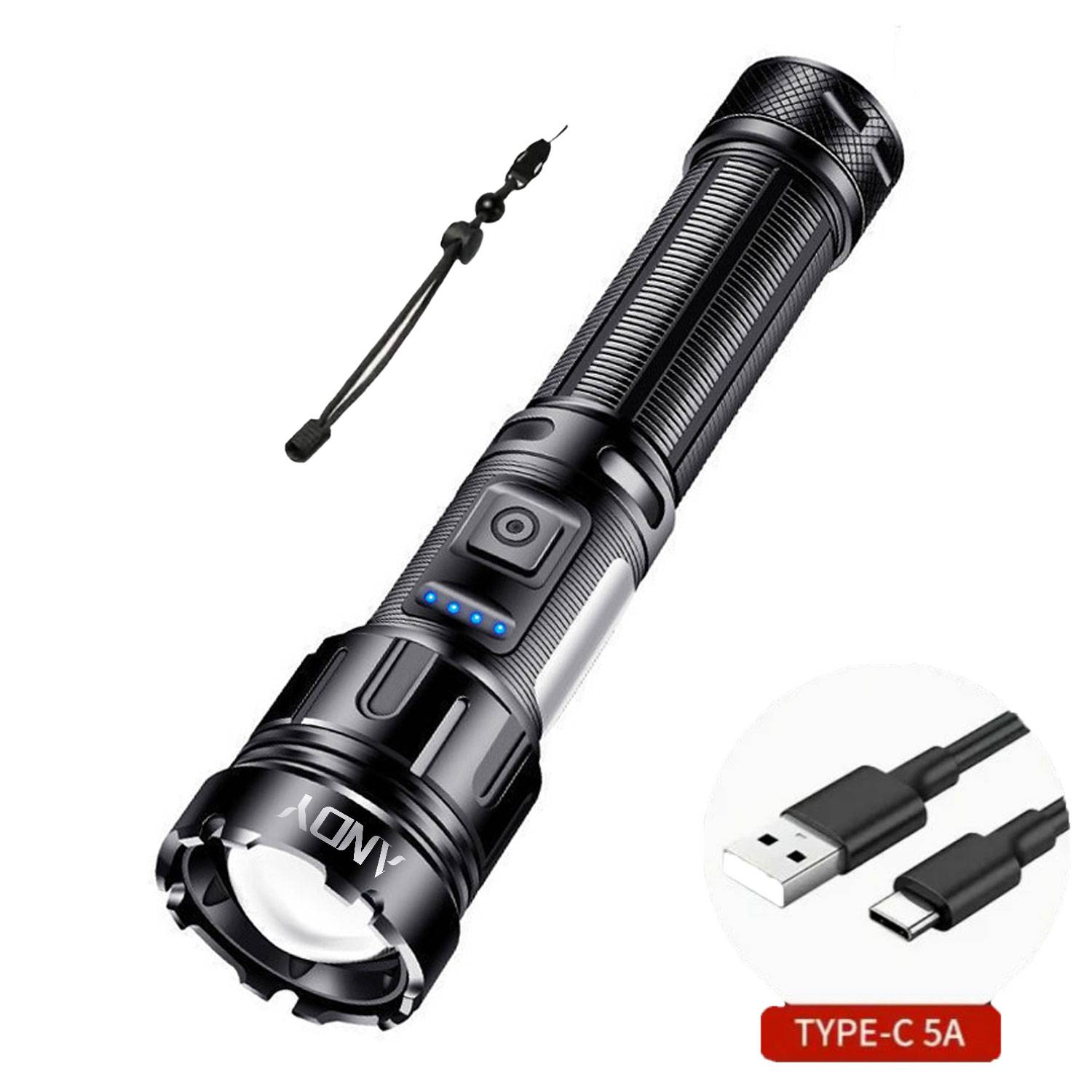 Outdoor Rechargeable LED Flashlight 2