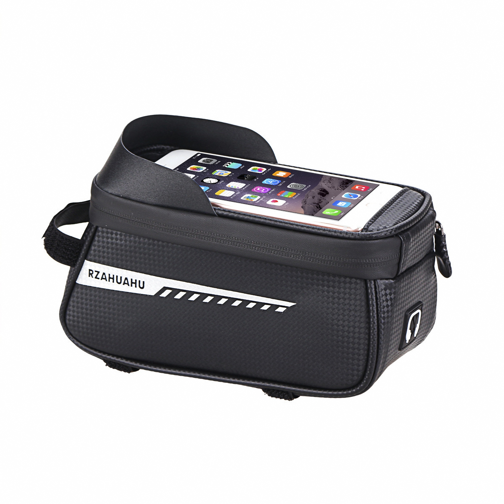 Leather Phone Holder for Bike with Touchscreen Window 4