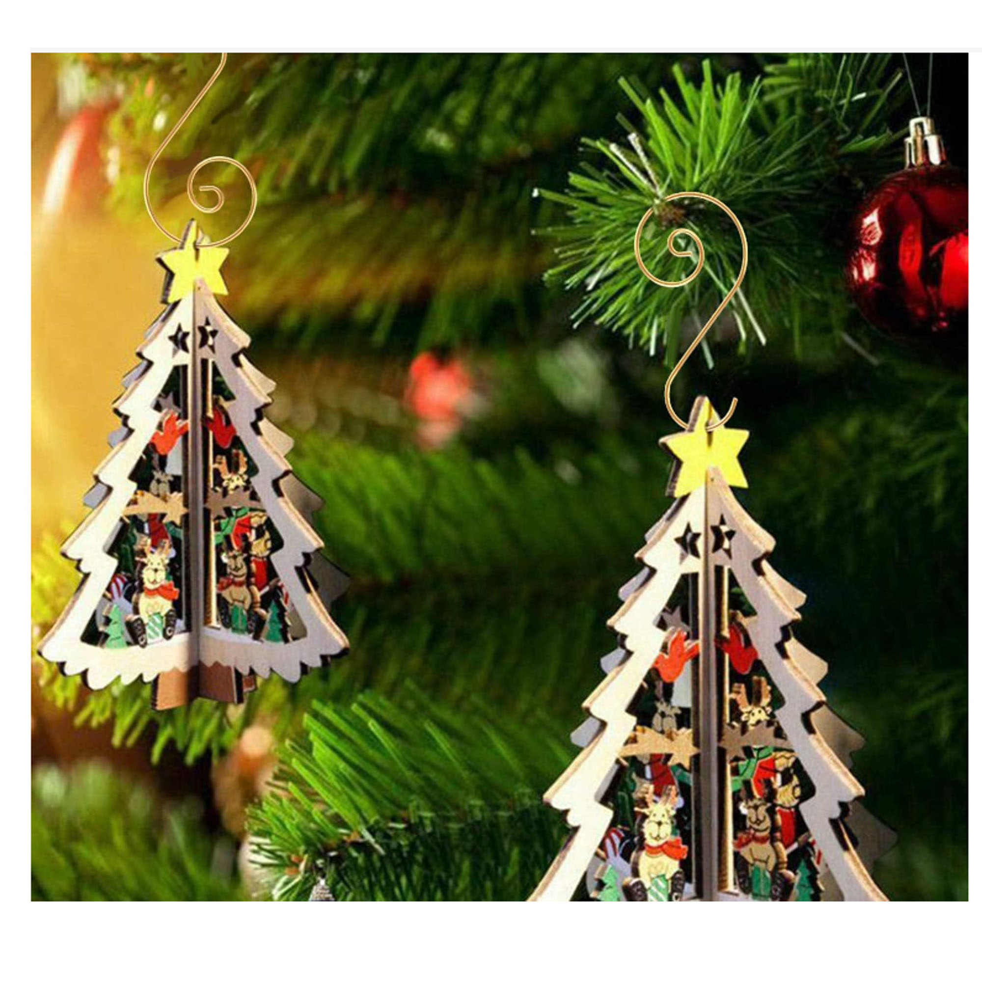 Metal Multi Functional Christmas Decoration Hook - Perfect For Holiday Decoration 5