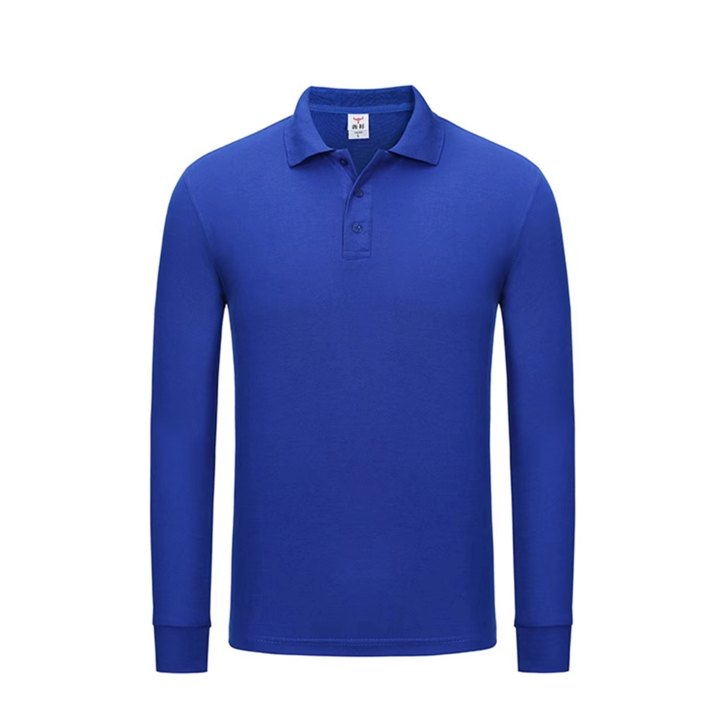 Ladies' Long-Sleeve Polo Shirts Sweatshirt Tops Work Clothes 2