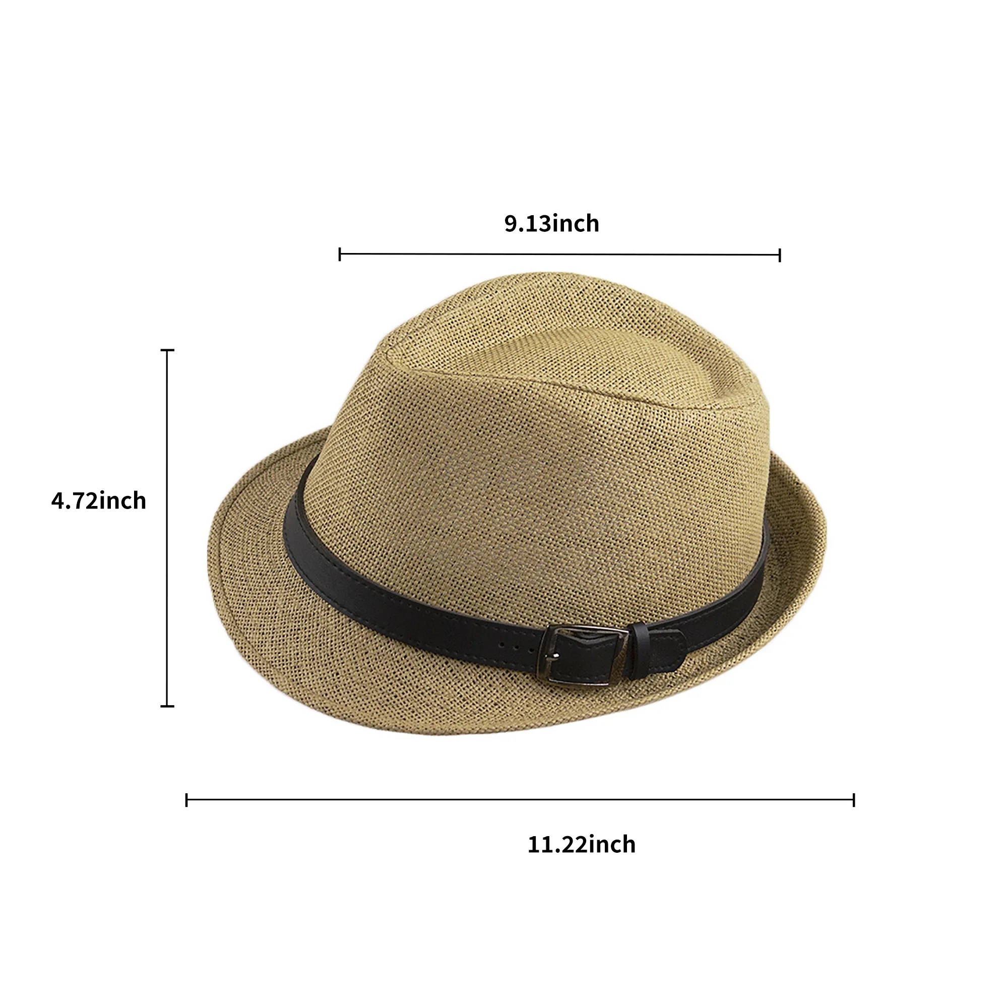 Lightweight Paper Straw Hat with Adjustable Fit 7