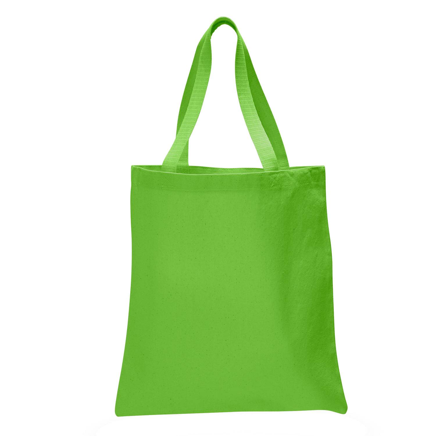 12 oz. Cotton Canvas Tote Bag with Web Handles 14
