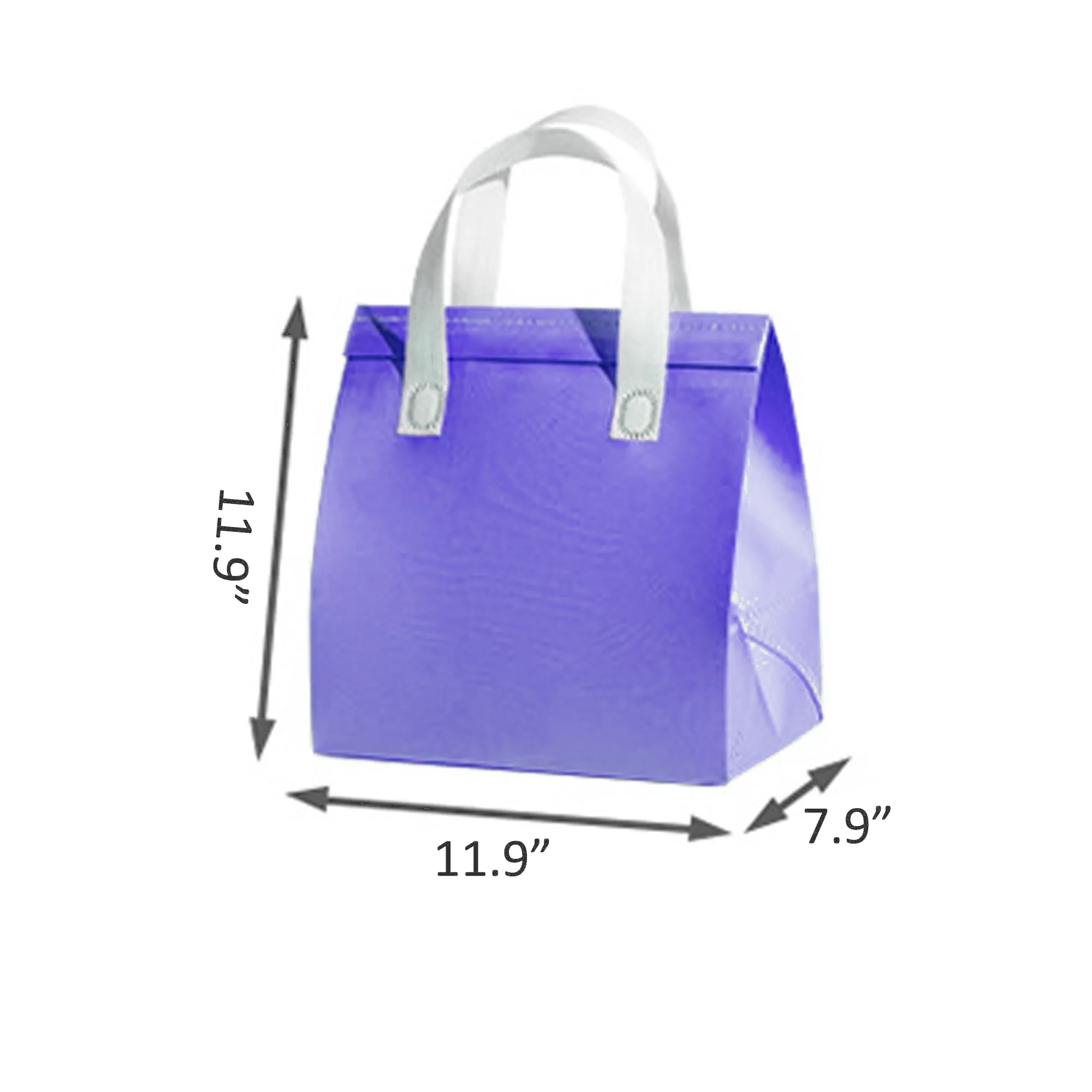 Custom Personal Logo Non-Woven Fabric Lunch Tote Bags 3