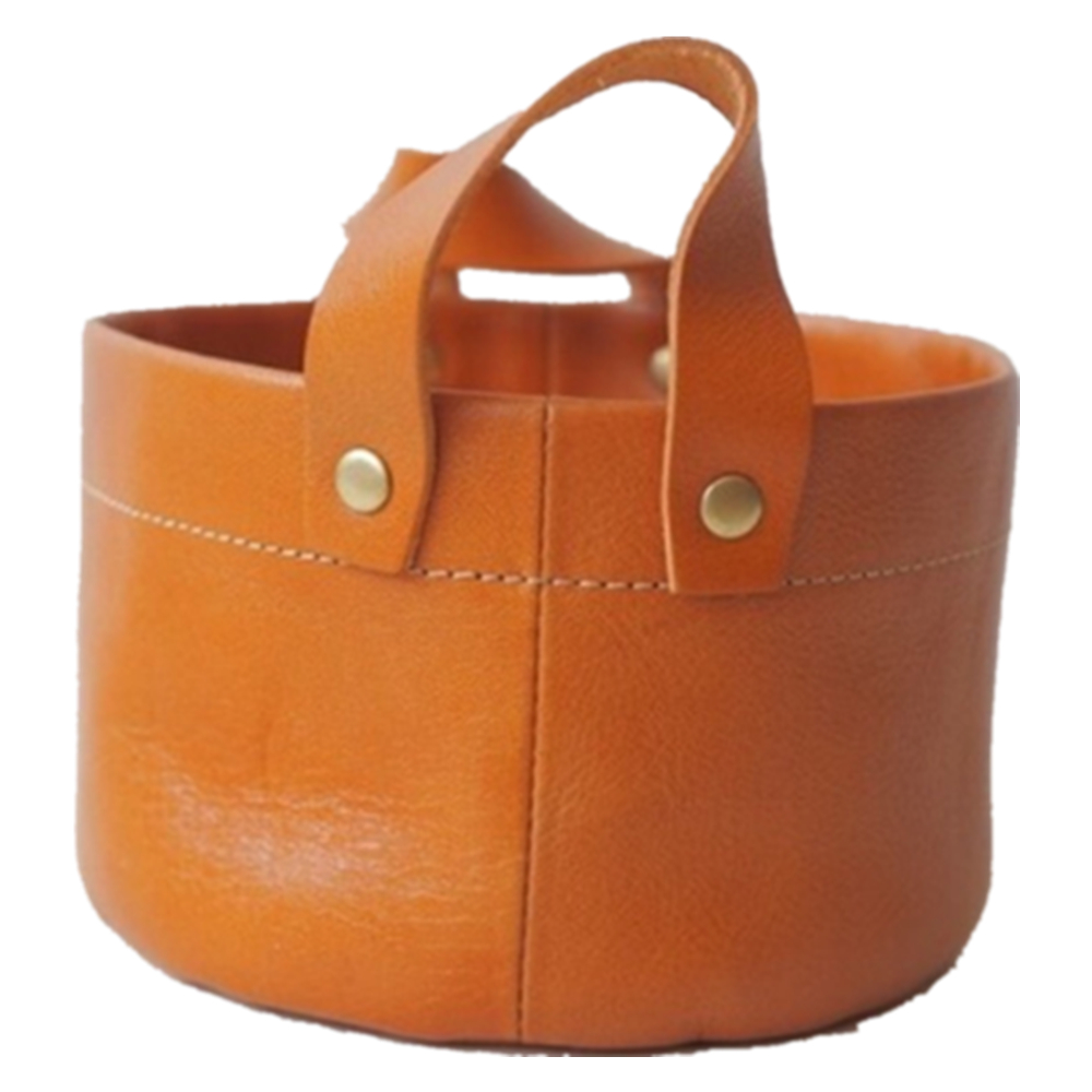 Leather Flower Pot Planting Gardening Pot 3