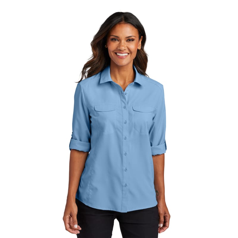 Port Authority Ladies Long Sleeve UV Daybreak Shirt 11