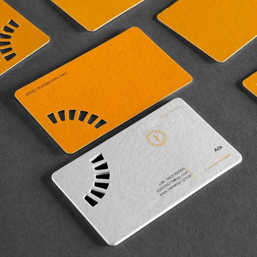 Rounded Rectangular Corner Business Card 2