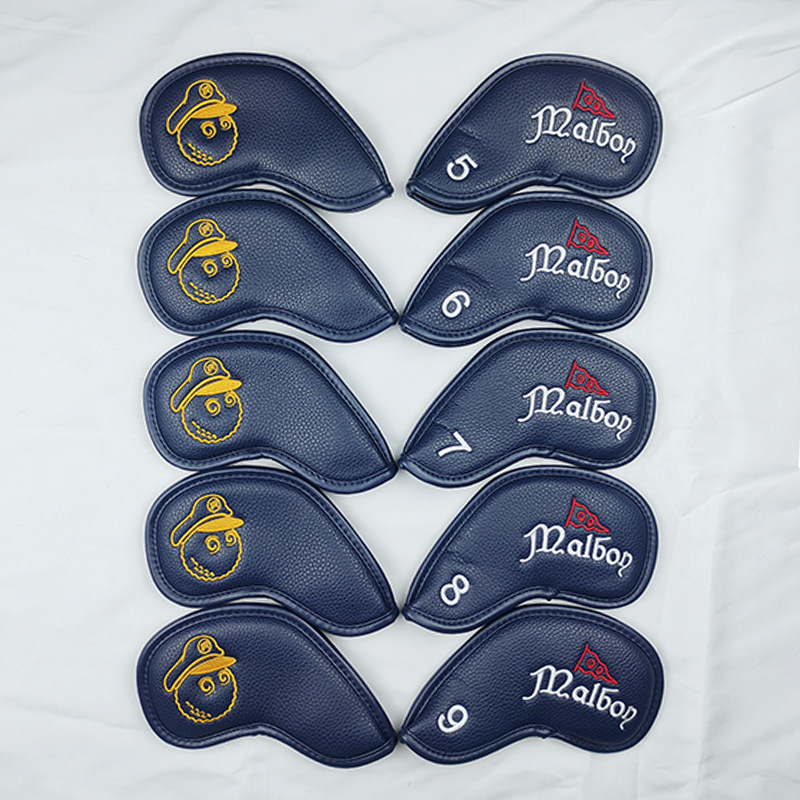 Leather Golf Head Covers Set for Iron 6